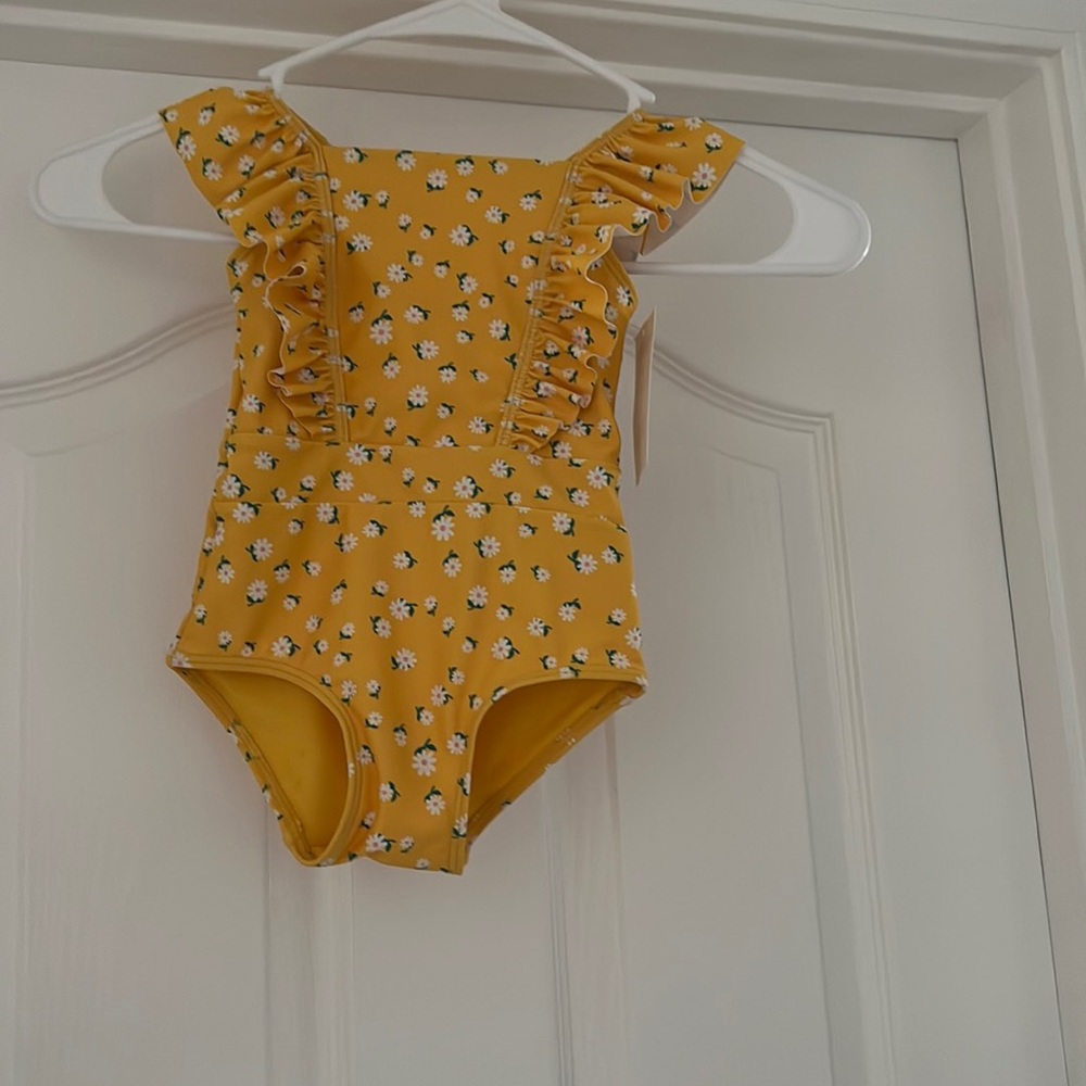 Kids 2T H&M swimsuit with flowers
